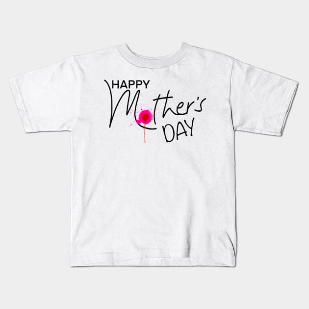 Happy Mother's Day with Flower Kids T-Shirt by byjasonf